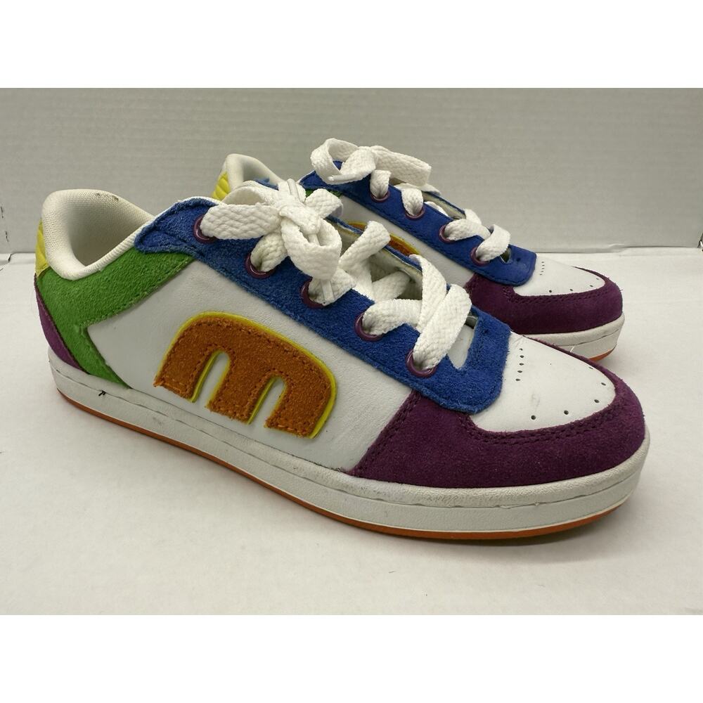 Etnies Easy E Vtg Y2K Puffy Thick Multi Leather Skater Sneakers Womens 6